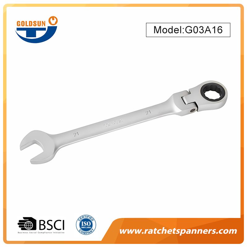 Chave de catraca de cabeça flexível industrial